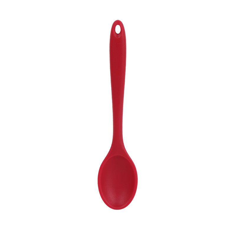 1 piece of silicone soup spoon for meals, kitchen cutlery, and tools.