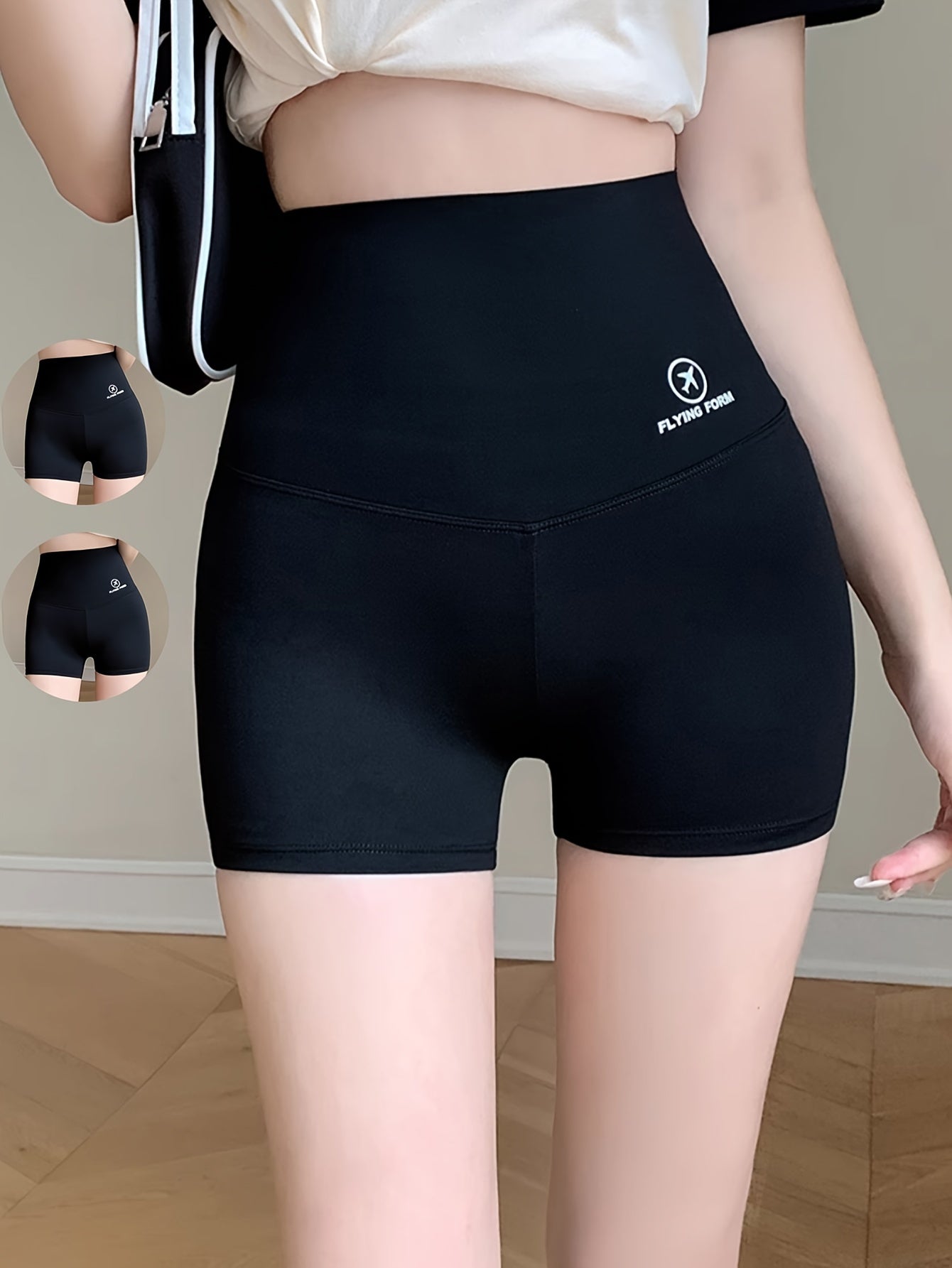 2 Shark Pants for Women, Thin Summer Style, Abdomen-Lifting, Gluteus Maximus Support, Anti-Slip, Traceless, Wearable Bottoming Safety Shorts