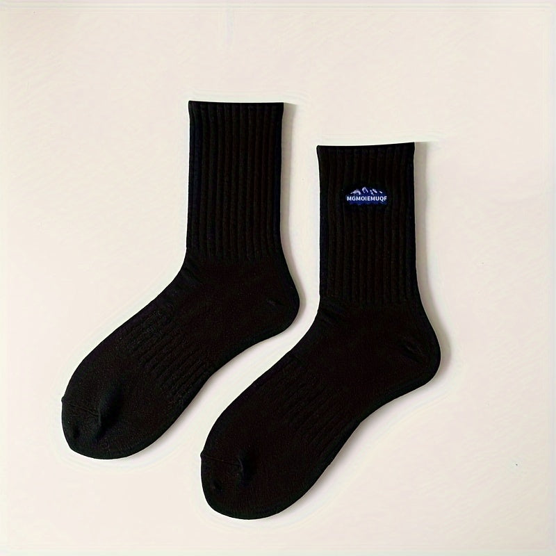 4 pairs of men's casual sports socks, breathable and comfy for spring and summer.