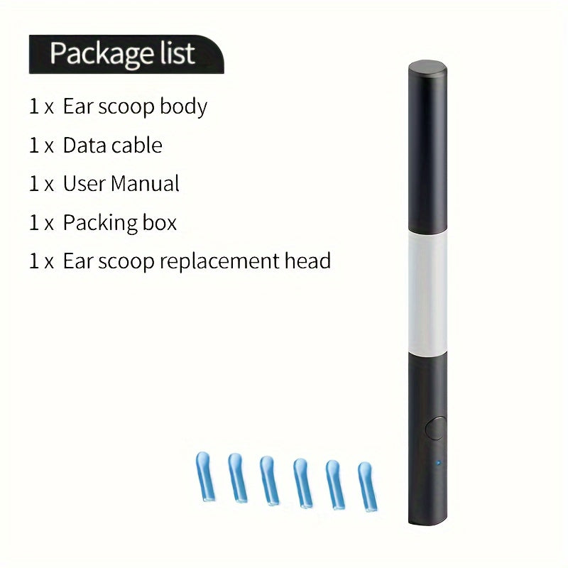 Wireless ear wax removal device with security features.