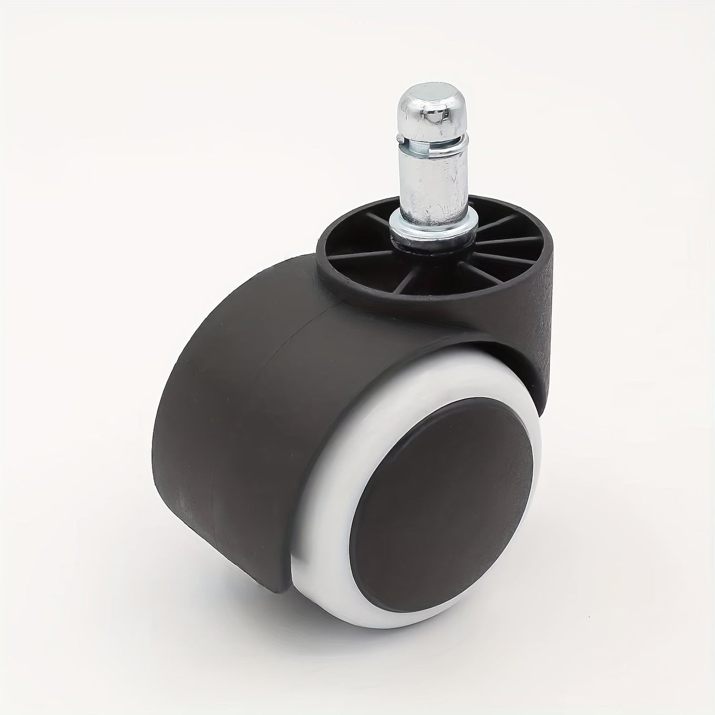 Long-lasting and Easy-to-Clean Plastic Office Chair Casters with 5 Star Swivel Wheels: Perfect for Home Office Furniture