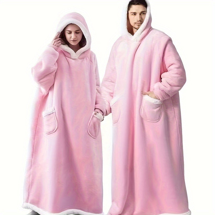 Stay cozy and warm with our Wearable Blanket Hoodie for Women and Men. This Super Warm and Cozy Giant Blanket is made from thick fleece, making it the perfect gift for Boys, Girls, and Adults.