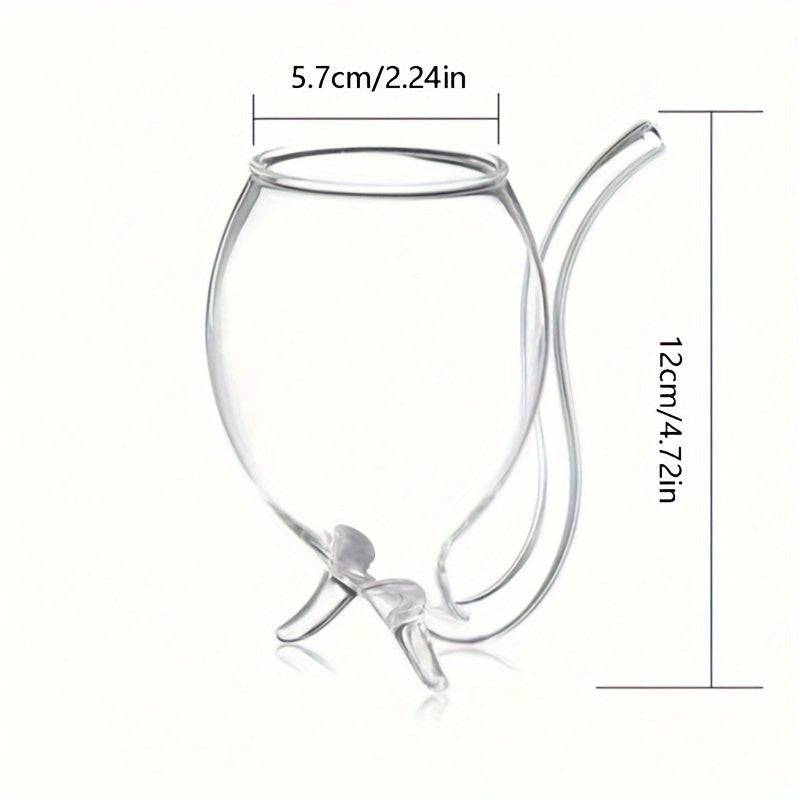 Glass vampire wine glasses are equipped with a built-in straw, making them perfect for creative cocktails, juice, wine, and other beverages. Ideal for parties, camping, and everyday use, these glasses also make great birthday gifts, couple dating