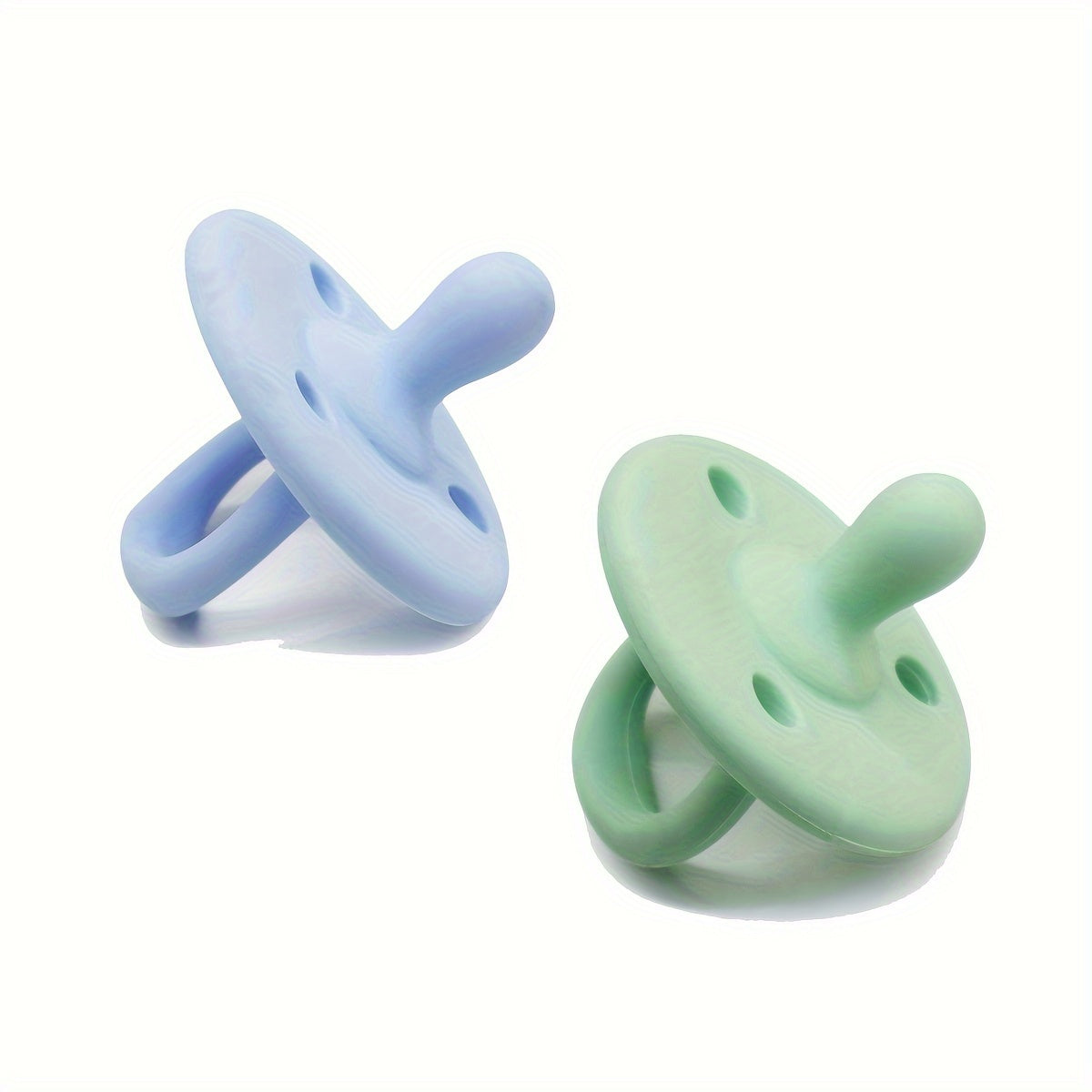 Set of 2 Kids Silicone Teething Toys, Made from Food Grade Silicone, Simple to Wash, Perfect for Christmas, Halloween, Thanksgiving, and New Year's Gifts