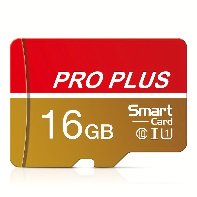 MICRODRIVE High-Speed Memory Card in Red & Gold, U3 Class 10, 8GB to 256GB, with SD Adapter. Perfect for Phones, Tablets, Cameras. Expands Device Memory. Gold Accents, Durable Design.