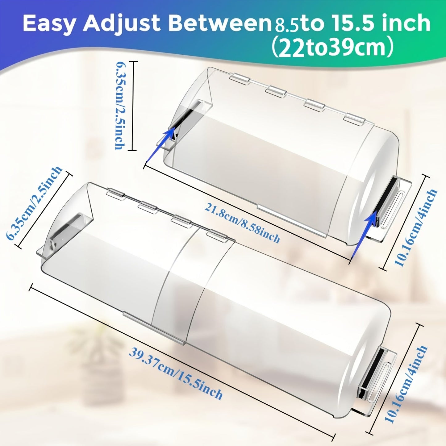 Description:

Experience improved airflow with our 2-piece Adjustable Magnetic Vent Deflector. Equipped with strong magnets and an anti-drip design, this vent deflector is ideal for both hot and cold air vents. Perfect for use on AC units, walls, and