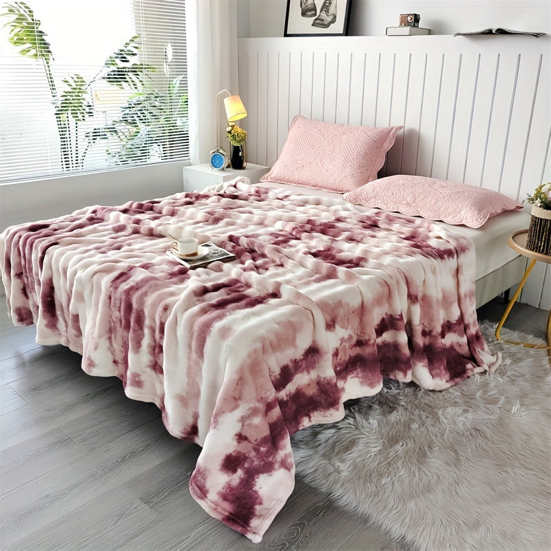 Stay cozy with this modern Plush Faux Rabbit Fur Printed Bed Blanket, designed to keep you warm and comfortable year-round. Made with high GSM fabric that is skin-friendly, this blanket is the perfect all-season gift for both men and women. Use it as a