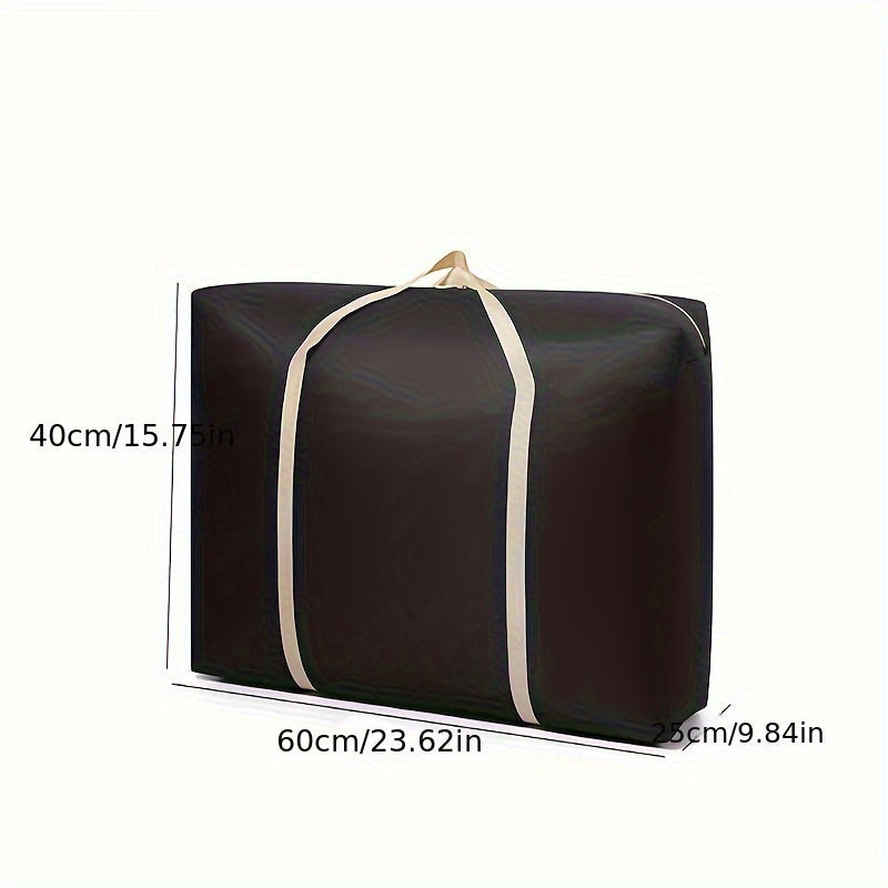 Extra Large Moving Bag with Zipper and Handles, Heavy Duty Storage Container ideal for Bedroom, Home, Closet, Wardrobe, and Trunks, providing Space Saving Moving Storage and Organization_solution.