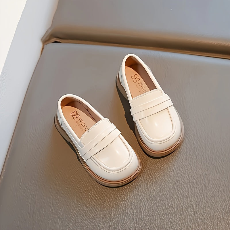 Boys' vintage slip-on loafers, light non-slip dress shoes for all seasons, perfect for wedding parties.