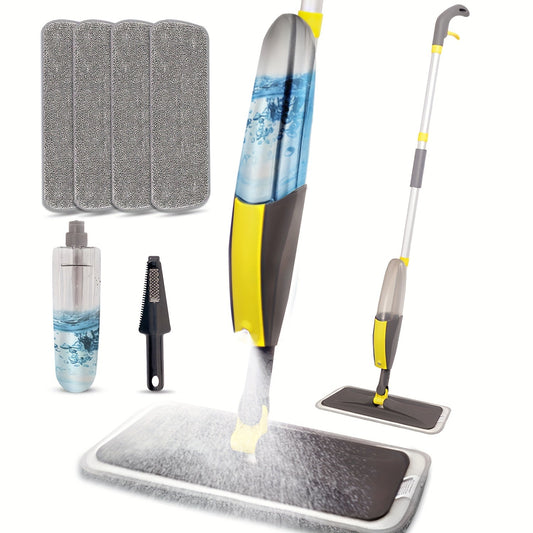 Clean your floors with ease using our Spray Mops. The Microfiber Dust Wood Floor Mop is perfect for removing dirt and grime, while the Wet Spray Mop comes with 1/4 reusable washable pads for convenient cleaning. Ideal for home or commercial use on