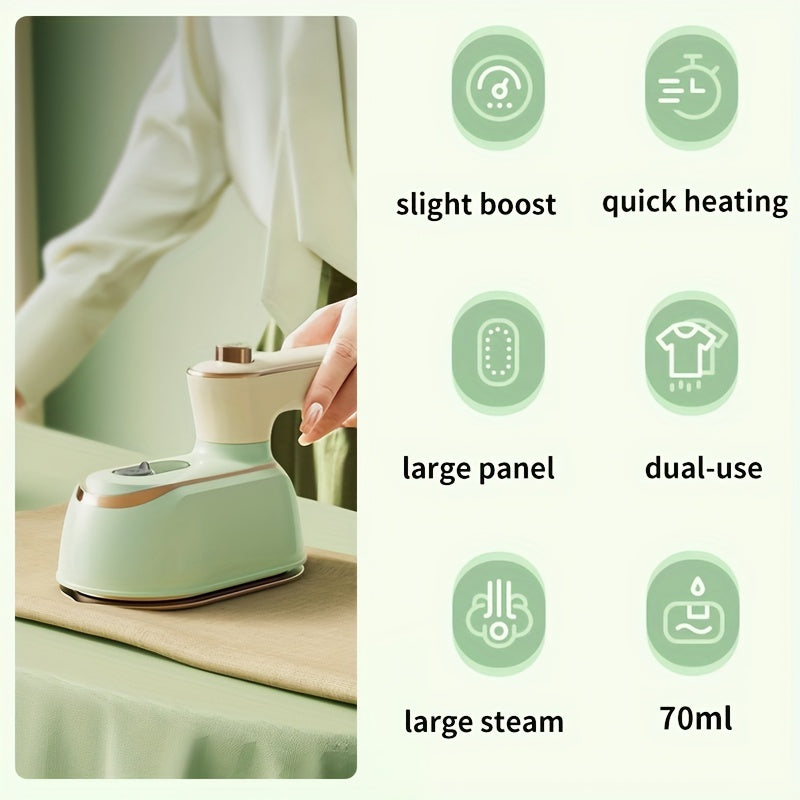 CY-601 Wrinkle-Free Iron is a high-power iron (1190W) designed for home and dorm use. It operates on 220V-240V and features a durable ABS material construction with a US plug.