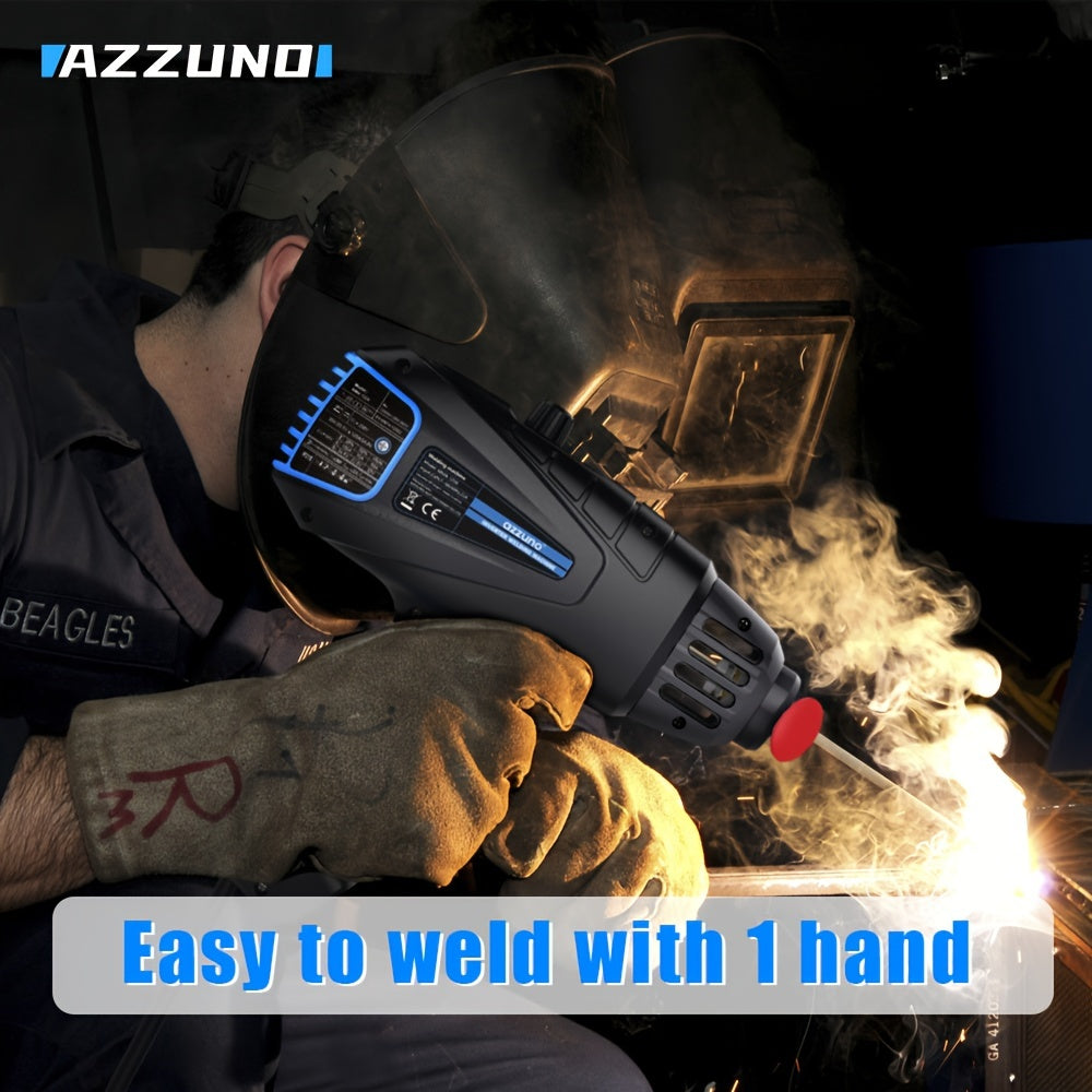 Small handheld arc welding machine with digital intelligent current thrust feature and new design, ideal for simple welding tasks.