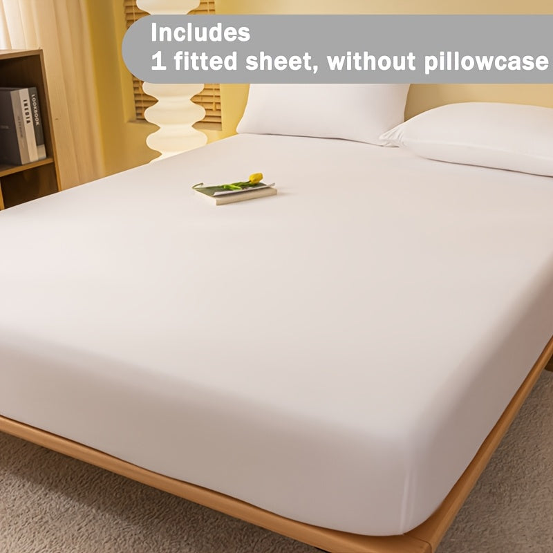 Soft fitted sheet that is dustproof and stainproof, washable, warm, breathable, comfortable, and multifunctional mattress protector. Perfect for bedroom, guest room, apartment, or school. Ideal for use all year round.