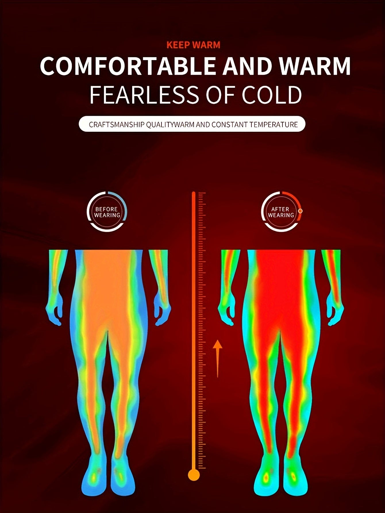 Fleece Warm Underwear Set for Autumn and Winter, includes Base Layer Shirt, Skiing Tights, Long Sleeve Top, and Pants.