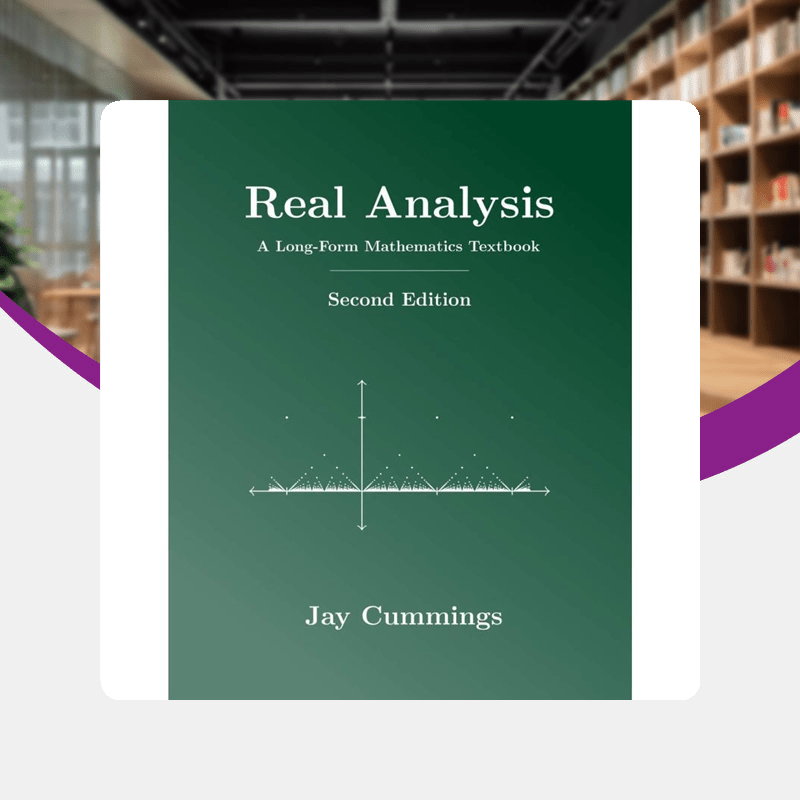 English textbook for beginner data analysts: Real Analysis Mathematics.