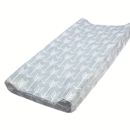 1 piece baby fitted sheet with plush printed design, ideal for comfortable bedding and diaper changing pad cover.