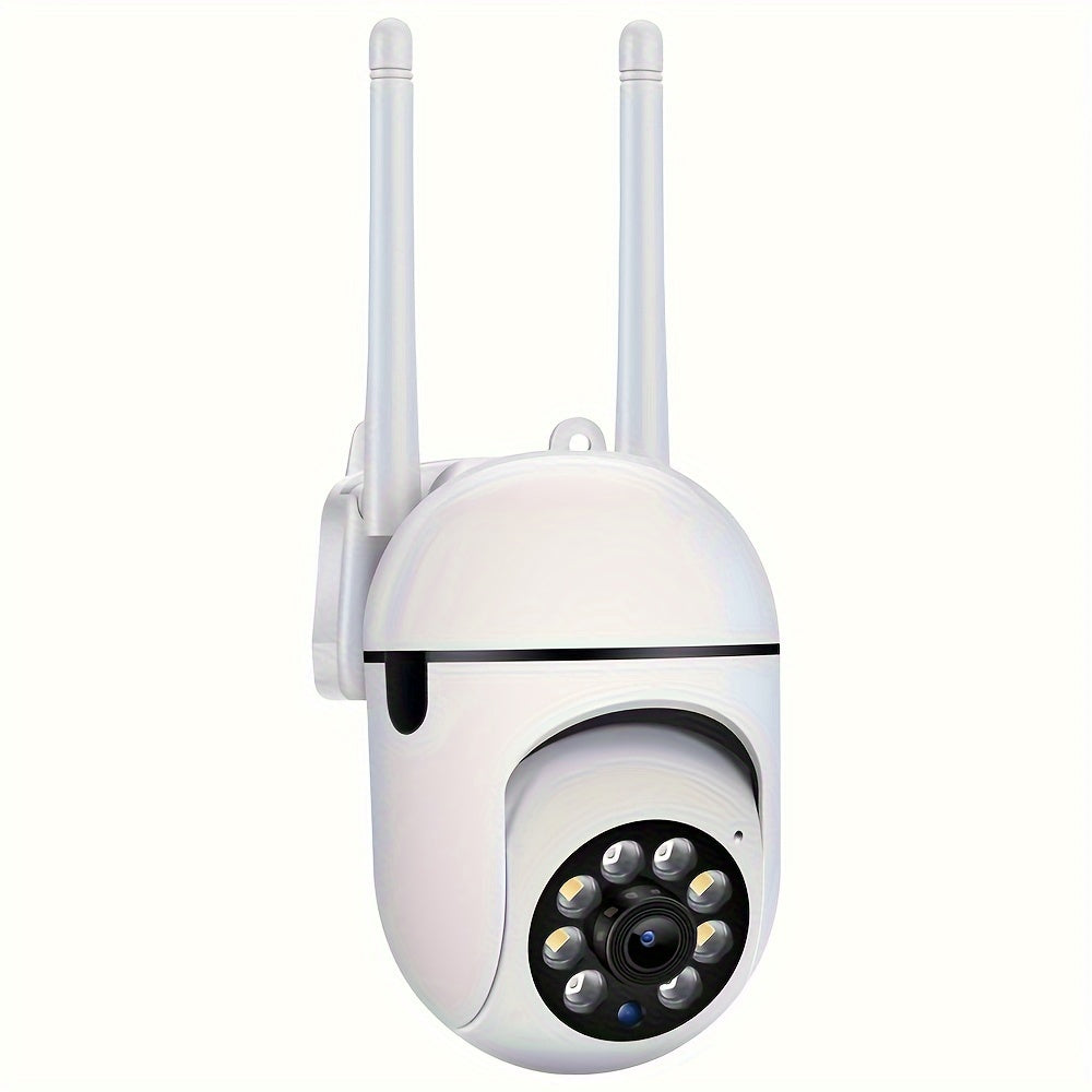 Teruhal 1080P HD Wi-Fi Security Camera with Color Night Vision, 2-Way Audio, Pan/Tilt/Zoom, and Motion Tracking - Perfect for watching over kids and pets both indoors and outdoors, powered