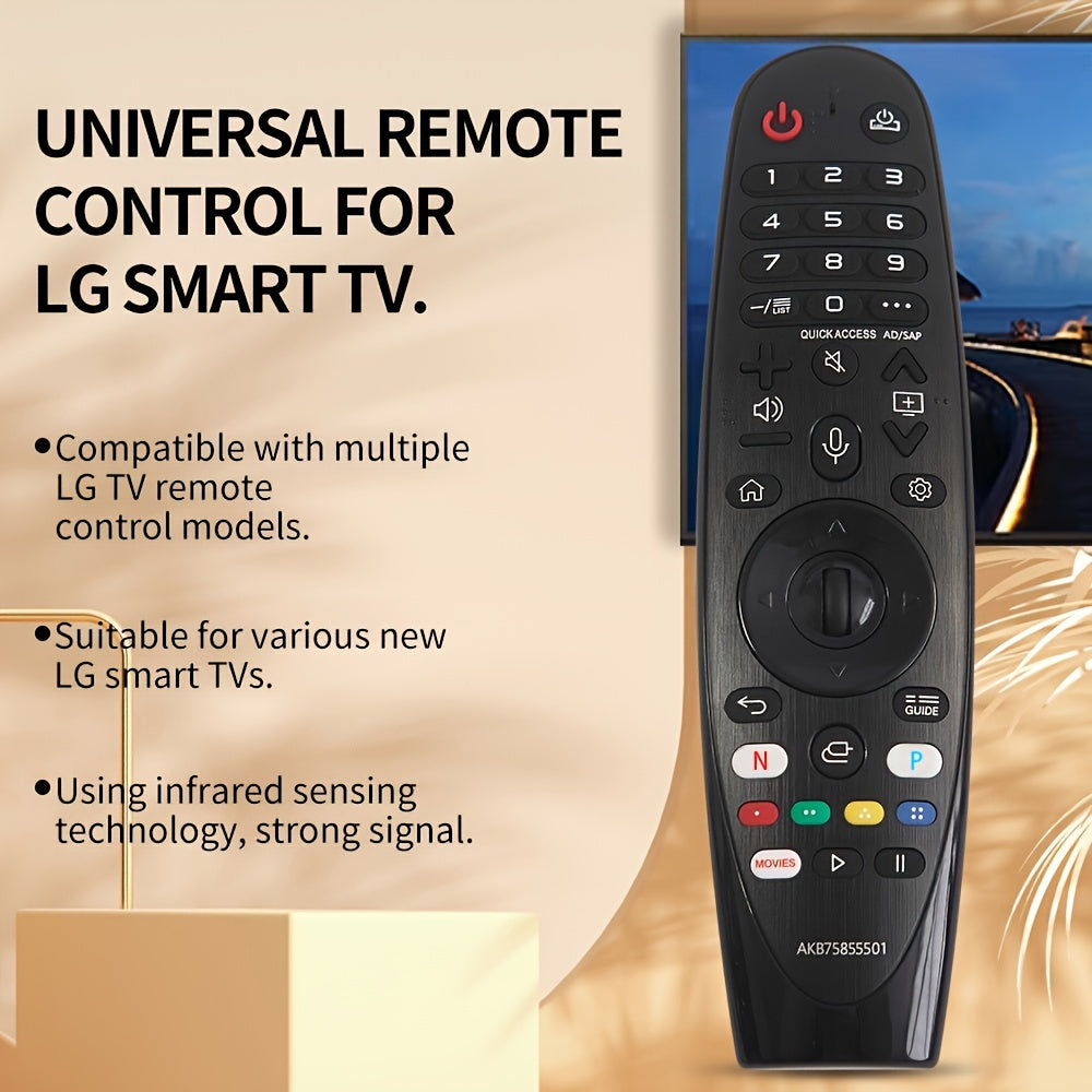 2017 LG TV universal remote control, stylish design, battery-powered, infrared sensor, no voice function, single device support, voltage ≤36V.