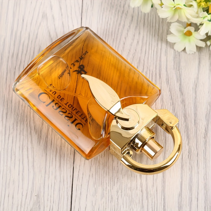 Classic Eau De Toilette Spray - 100ml | Spicy Oriental Scent | Long-lasting | Ideal gift | Elegant Golden-Tone Bottle with Decorative Cap.