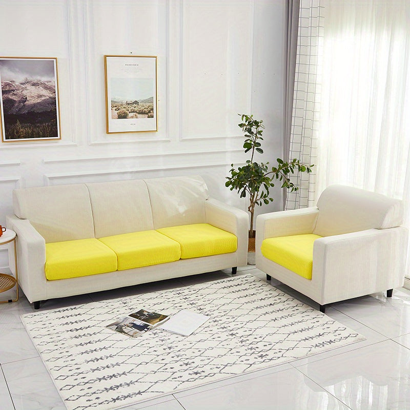 One thickened corn velvet sofa cushion cover.