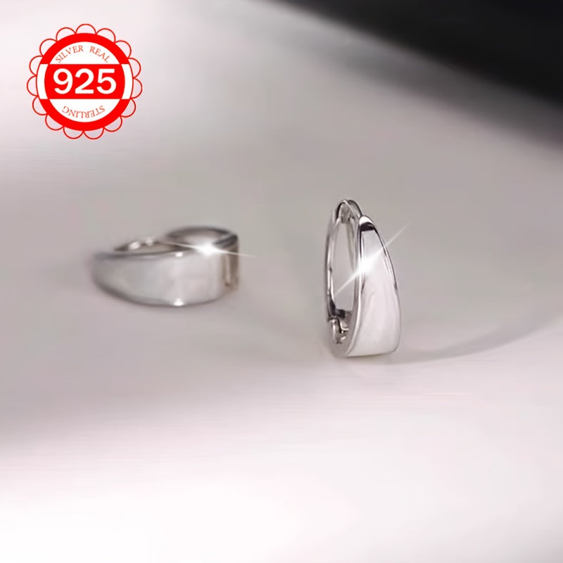 These hypoallergenic 925 silver earrings are a versatile and luxurious choice for women. Featuring oil drop circle designs and a high-end round circle ear buckle, they are perfect for gifting to couples, best friends, or for everyday wear, weddings