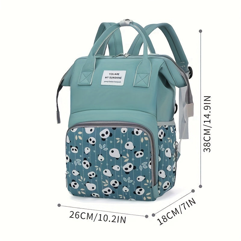 New mommy bag for online celebrities - a stylish backpack for young mothers. This chic mother backpack doubles as a treasure bag and features a foreign style design. Comes with a carriage hook for convenience. The perfect gift for Halloween