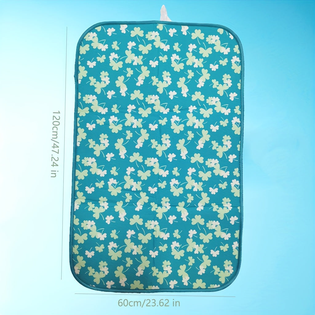 A foldable, portable, and thickened ironing board pad for household use, perfect for ironing clothes and providing heat protection.