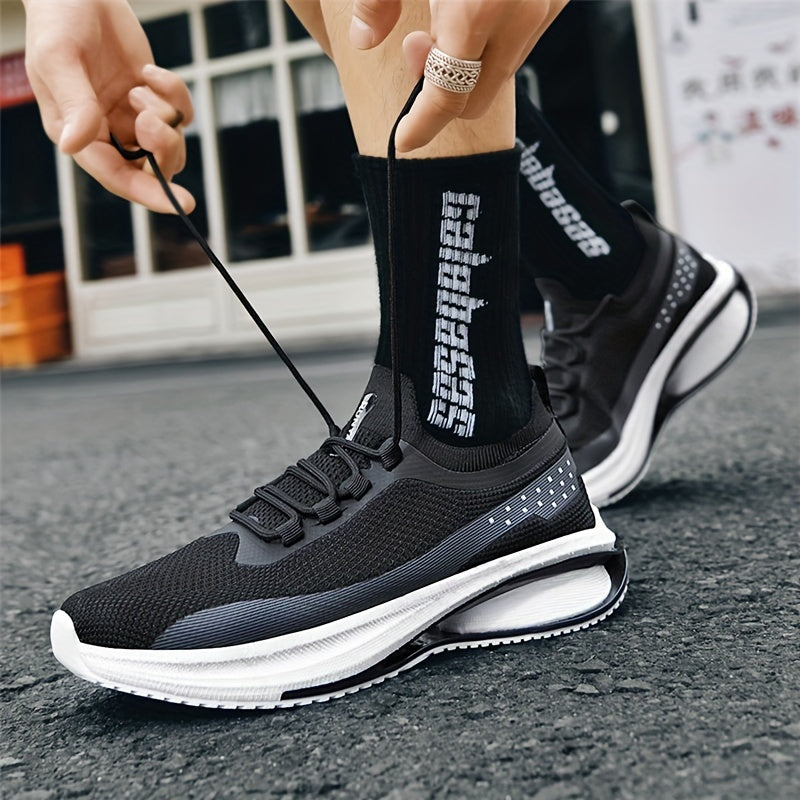 Men's professional marathon shoes with breathable, non-slip design for training and outdoor activities.