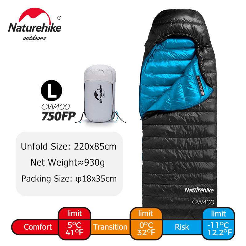 Naturehike Ultra-Light Goose Down Sleeping Bags provide ultimate comfort for winter camping.