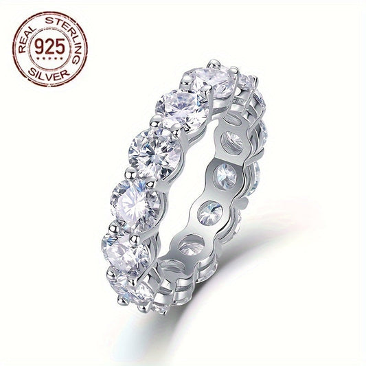 Set of 13 925 Sterling Silver Moissanite Rings, Stylish Geometric Design Perfect for Proposals, Weddings, Birthdays, and Holidays. Elegant and Luxurious with a Holiday Twist.