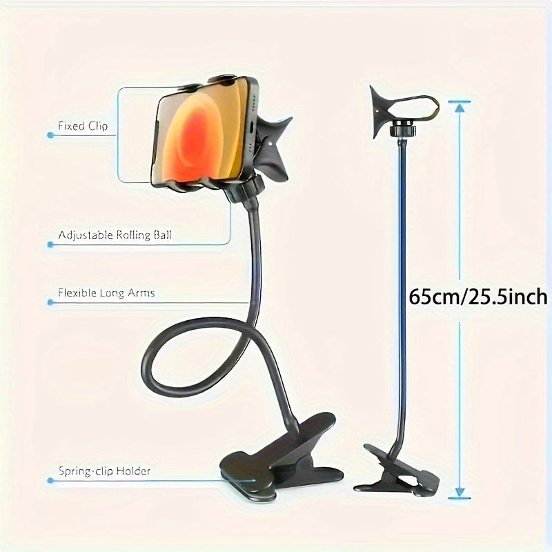 360-degree rotatable phone holder made of PC material for various settings, suitable for ages 12 to 14 and 18+.