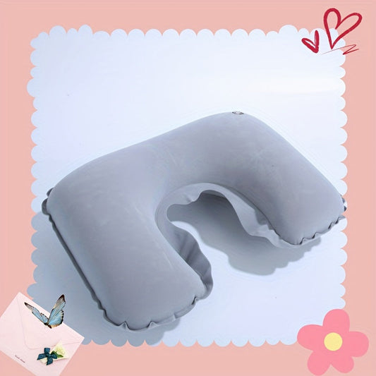 Travel in ultimate comfort with our inflatable neck pillow, perfect for car sleeping. This portable, plush U-shaped cushion comes with a hand washable cover for added convenience.