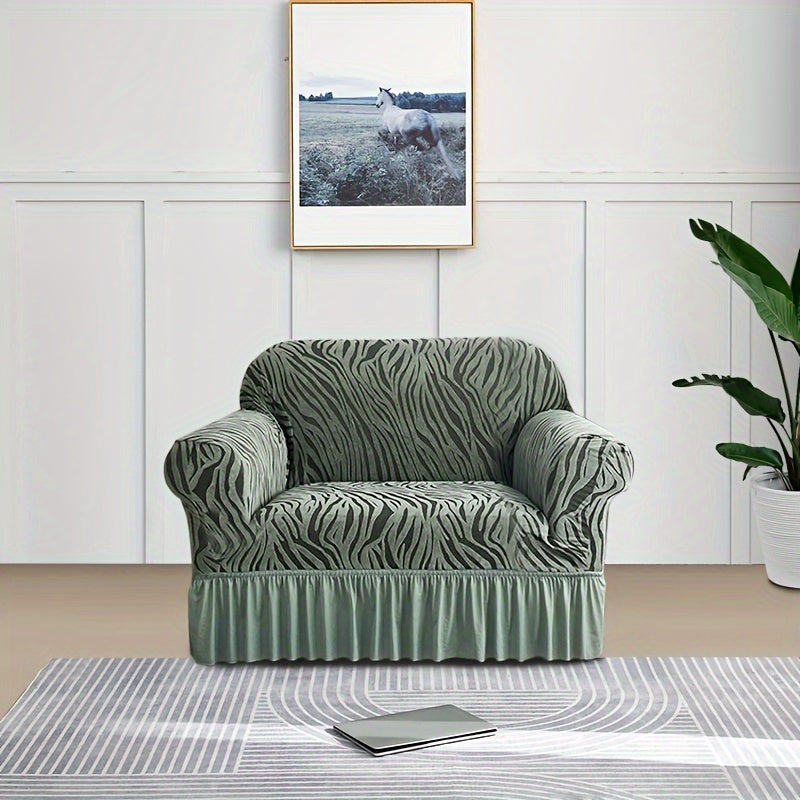 Dustproof sofa slipcover for all seasons, universal fit for couches, protects furniture in home decor.