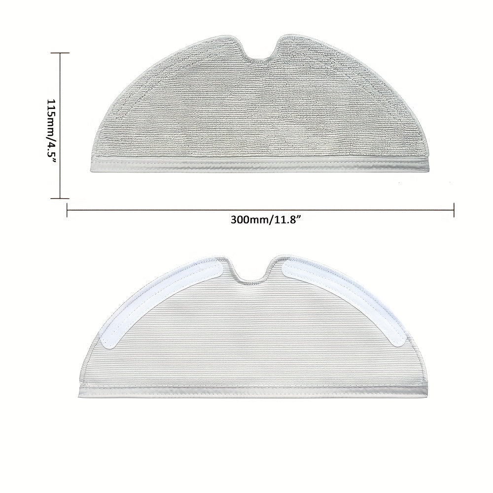 Enhance the cleaning performance and longevity of your Roborock S5 S502-00 S502-02 S5 Max S6 S6 MaxV S6 Pure E4 E5 robot vacuum with this set of spare parts, including a main side brush, Hepa filter, and mop.