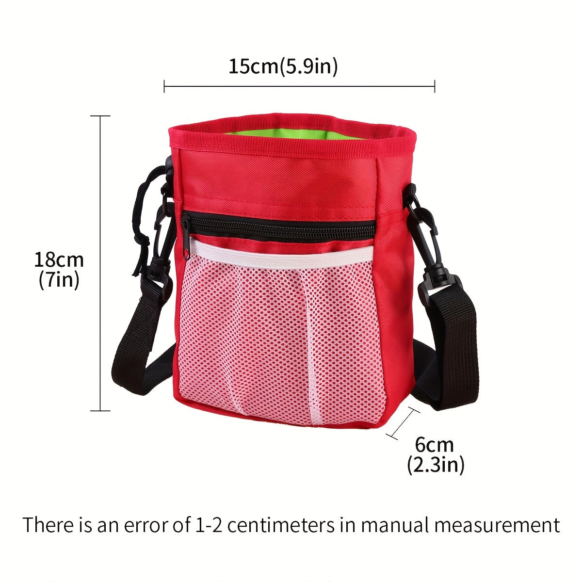 Solid Color Training Pet Dog Snack Bag for Outdoor Use