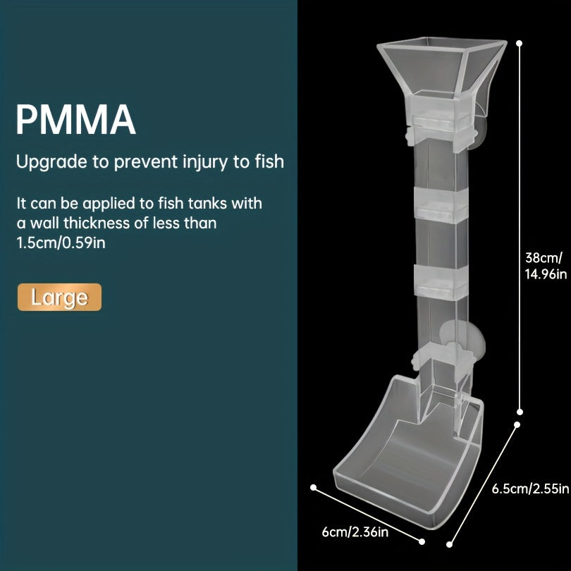 Aquarium Fish Feeding Kit includes Shrimp Plate, Acrylic Tube, and Cleaning Brush for Non-Electric Aquatic Pet Supplies, with Shrimp Feeding Ring and Feeding Pipe.