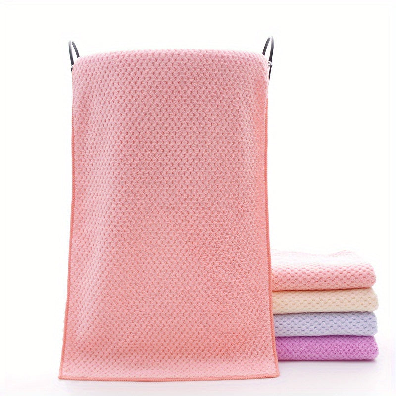 Soft, absorbent towels for various uses including cleaning and washing. Ideal for both men and women at home.