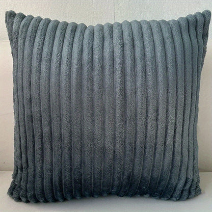 New Year/Christmas Decorative Corduroy Pillow Cover, 17x17 Inch, Perfect for Party/Home Decor