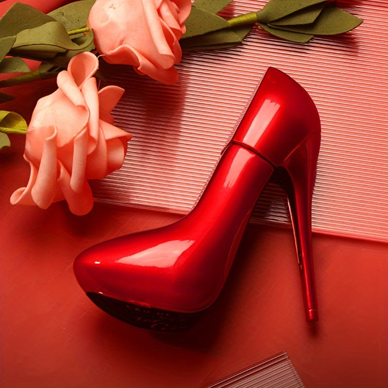 Elegant high heel-inspired women's perfume with a refreshing floral scent, formaldehyde-free, perfect for dates & parties, great for birthdays or Valentine's, 3.4oz liquid volume.