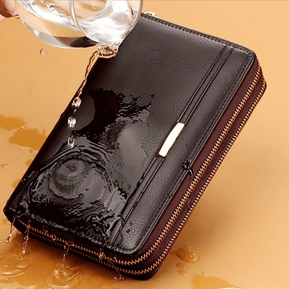 Long wallet for men, large clutch bag, mobile phone bag - ideal gift.