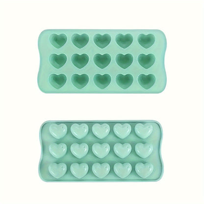 '- Get creative with our 3D Heart Shaped Chocolate Mold, perfect for DIY cake decorating and baking
- Made from high-quality silicone, this mold is also great for making jelly and candy
- A versatile kitchen gadget that will add a touch of love to your