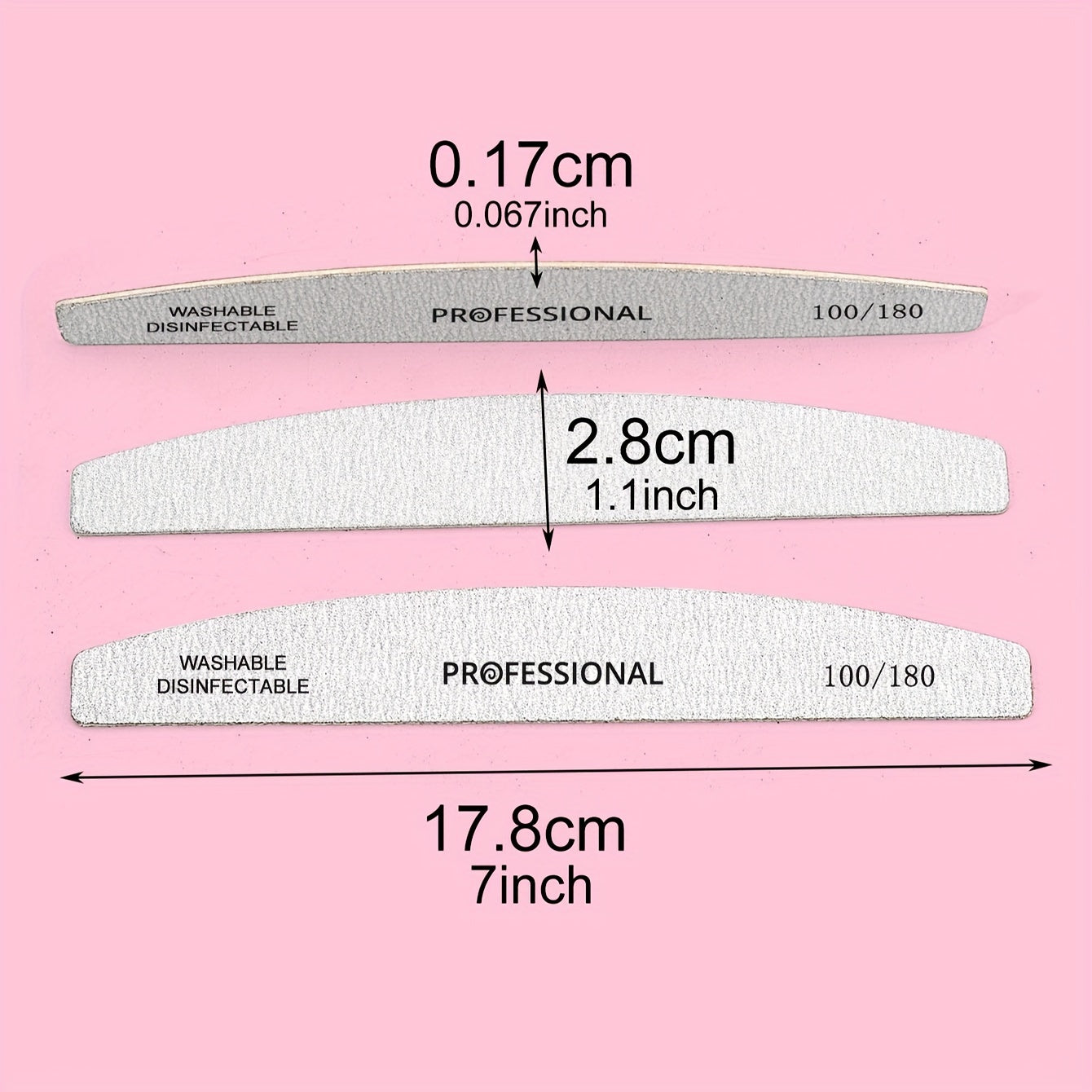 Professional Nail File Buffer - Perfect for Home and Salon Manicures