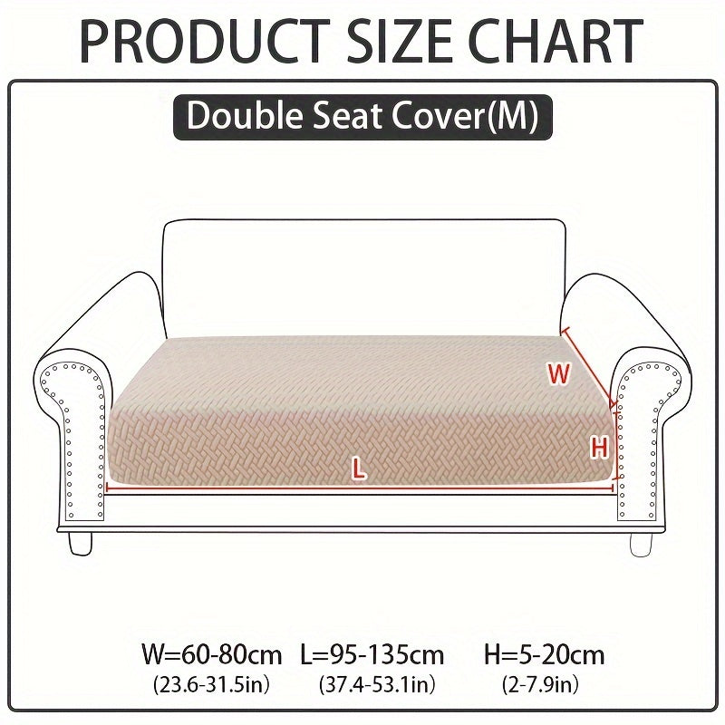 Pet-friendly sofa cover made of non-slip, stain-resistant polar fleece. Machine washable, suitable for all seasons.