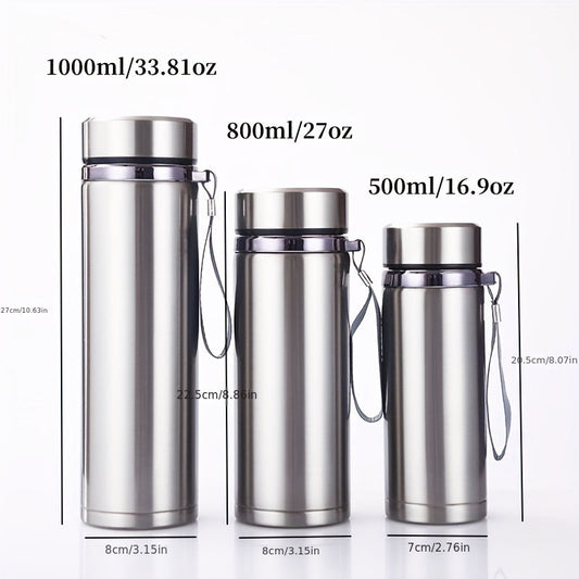 One piece Gradient Color Vacuum Flask made of 304 Stainless Steel, perfect for keeping beverages hot or cold on the go. Ideal for both summer and winter use, this insulated water bottle is a great gift idea.