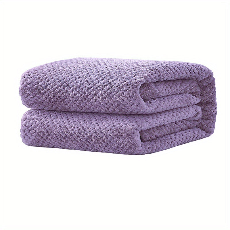 Soft and Cozy Solid Color Blanket perfect for a Comfortable Nap, Relaxing on the Couch, Keeping Warm on the Sofa, Office, Bed, Camping, or Traveling