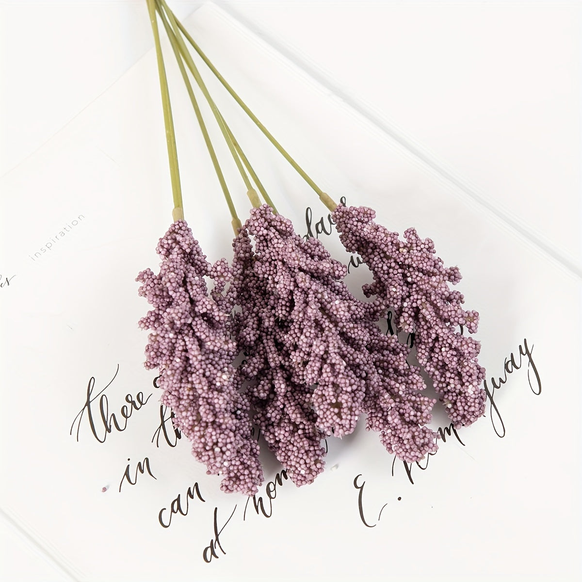 Artificial lavender bouquet for home decor, weddings, and gardens