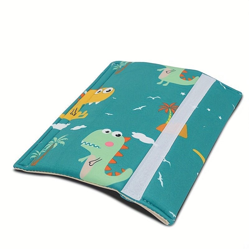 Keep comfortable and safe during your summer travels with this adorable set of 2 dinosaur car seat belt covers. These soft shoulder pads provide extra comfort and protection while in your vehicle, ensuring a smooth and enjoyable ride.