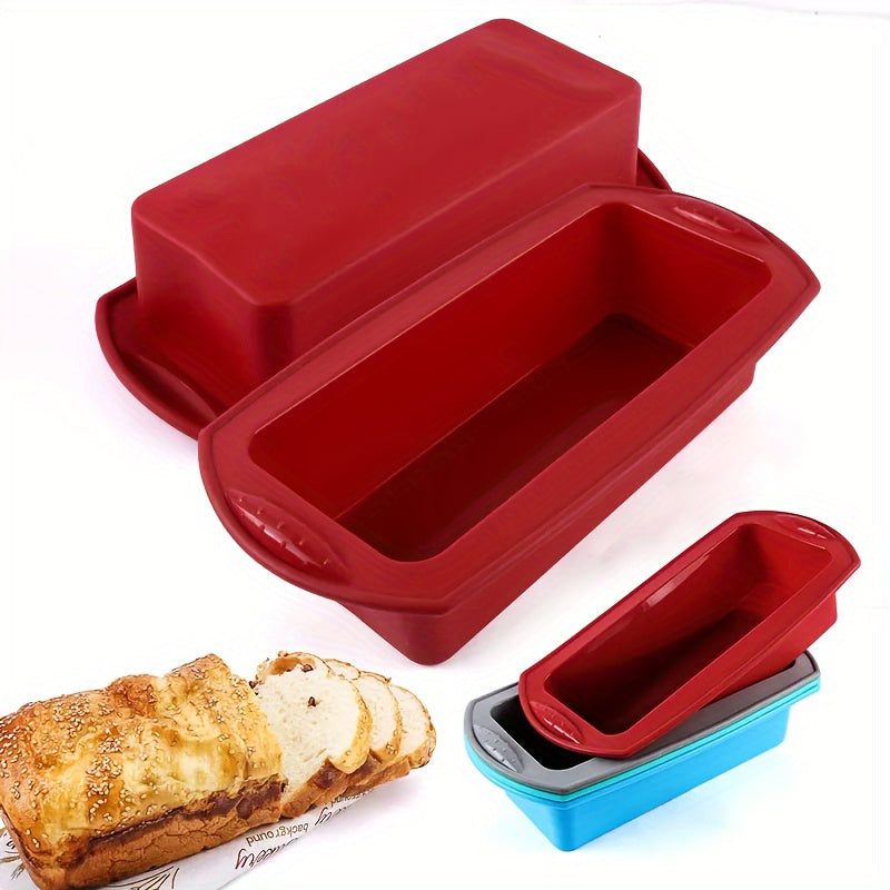 Silicone Loaf Pan - Perfect for Baking Bread and Making Toast! This Non-Stick Bakeware is a Must-Have for Your Kitchen. Includes Baking Tools and Oven Accessories. Dimensions: 27.0cm X 14.0cm X 5.99cm.