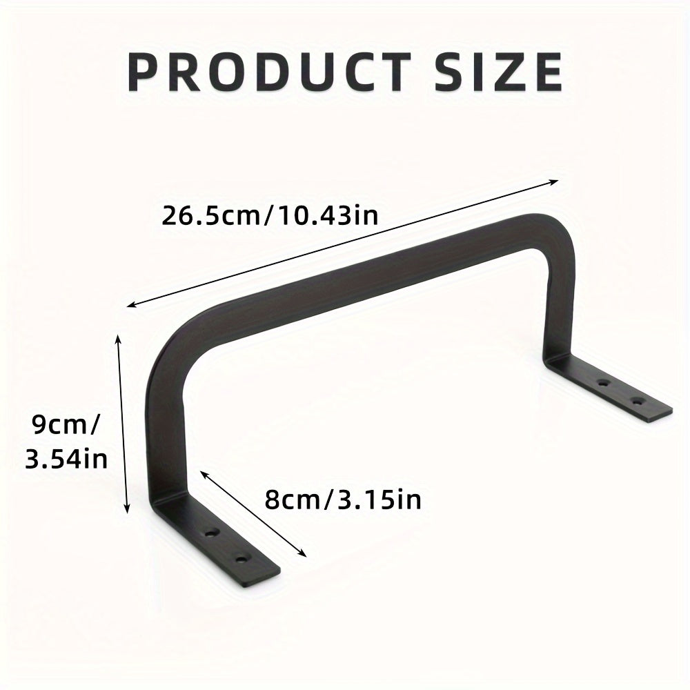 Keep your mattress securely in place with this 4-pack of metal bed frame stabilizers, designed to prevent sliding. Perfect for wooden bed frames.