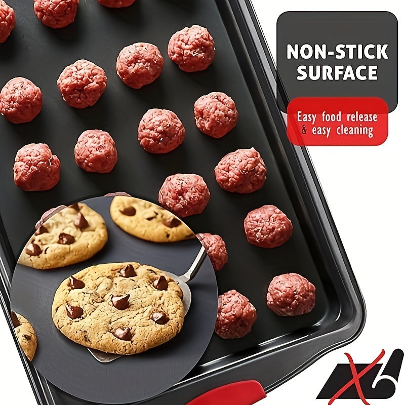 1 piece/set of baking sheet made from carbon steel. This non-stick cookie sheet comes with grilling trays, oven accessories, baking tools, and other kitchen gadgets and accessories.